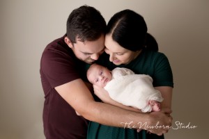 newborn and family photo