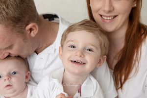 family smiling baby photo brisbane