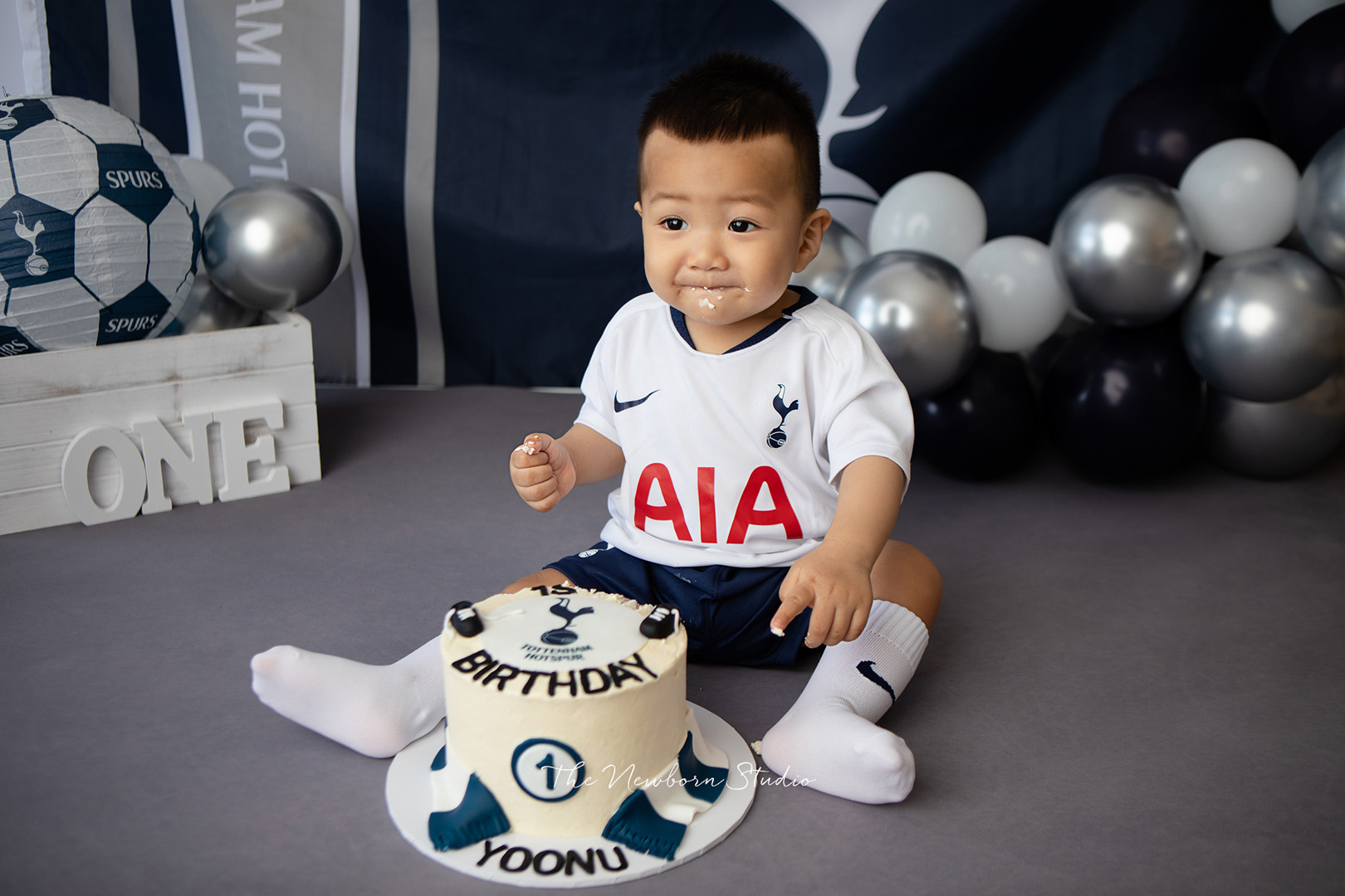 soccer cake smash