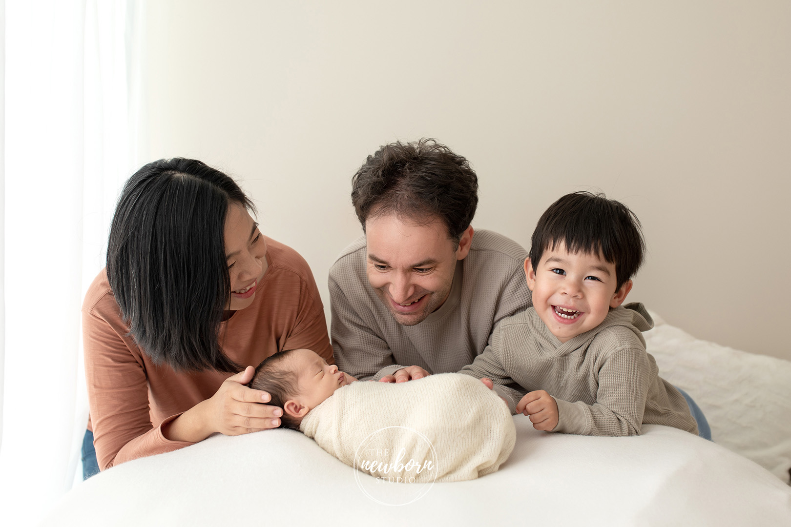 family photos in studio