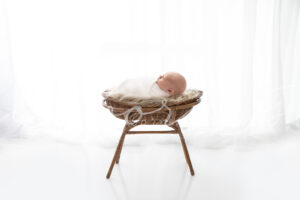 newborn backlit digital image