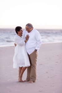 couple on the beach