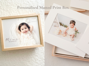 printed boxes of photos
