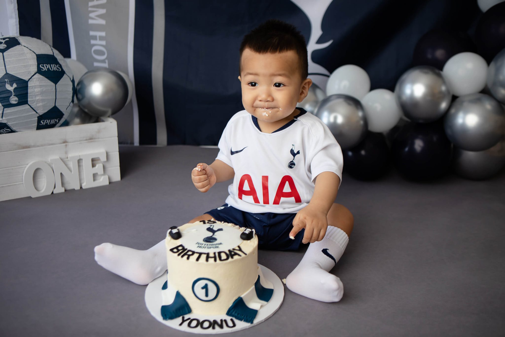 tottenham hotspur soccer cake smash brisbane