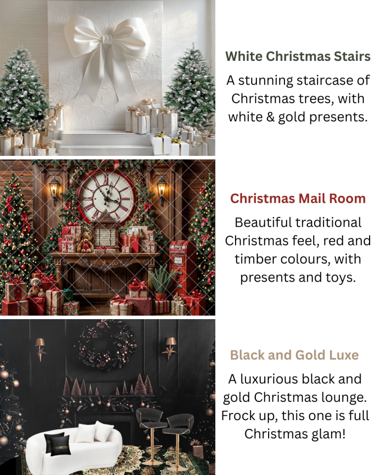 santa photo set designs in brisbane