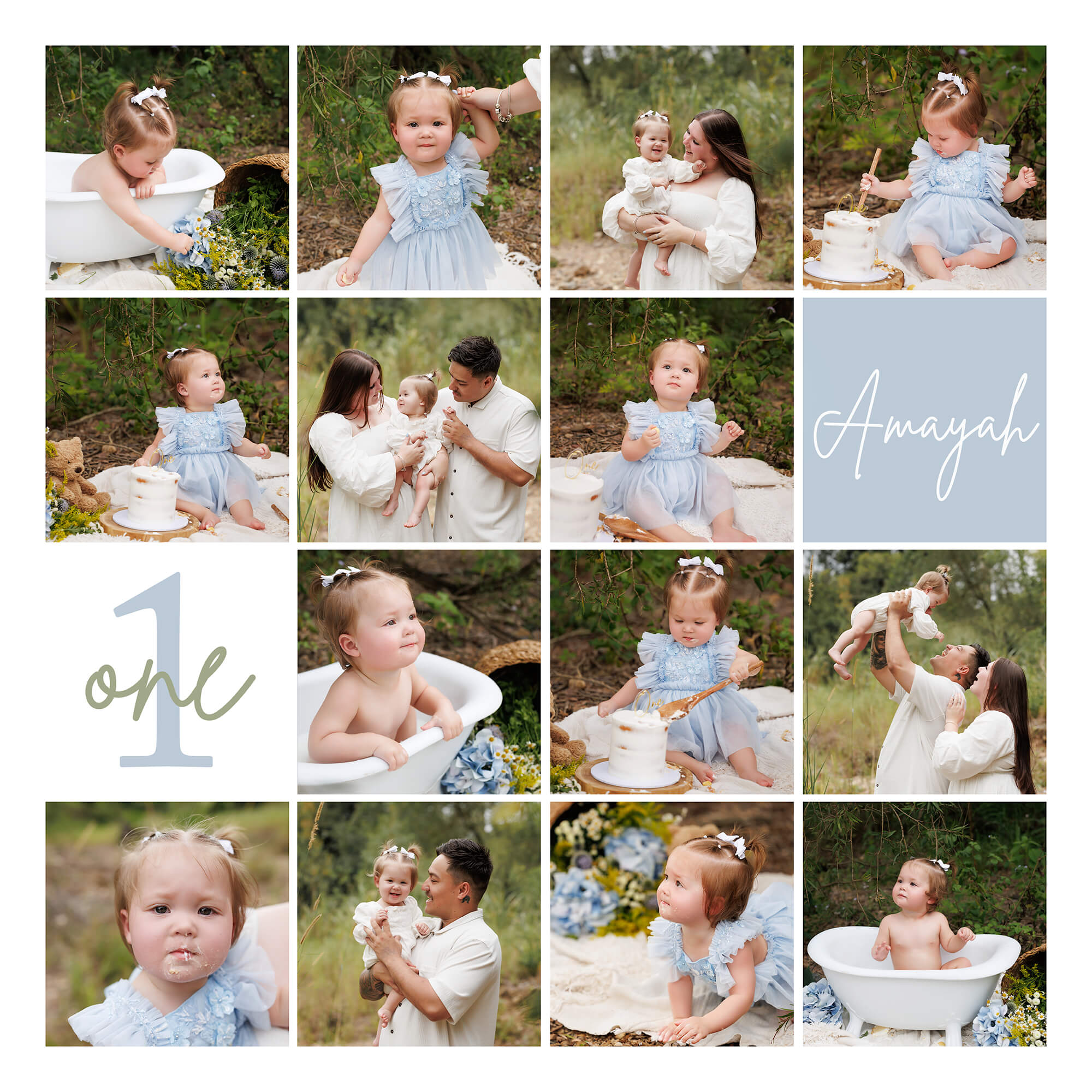outdoor cake smash photography brisbane