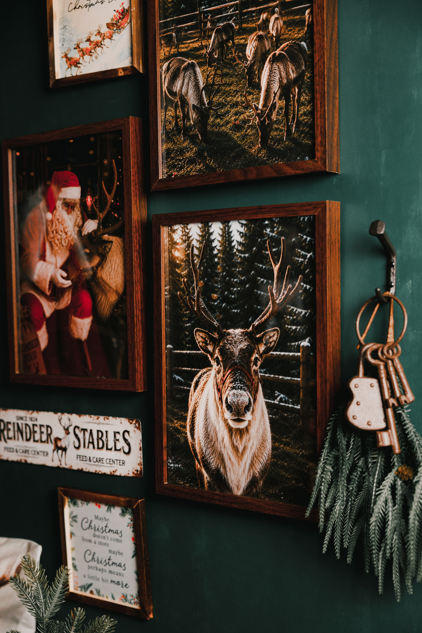 Santa photos Brisbane Christmas set