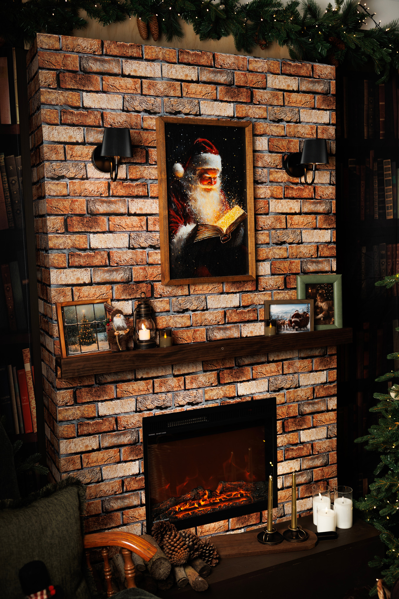 Santa photos Brisbane Christmas set